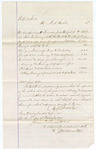 Voucher, to A.J. Fowler; includes cost of transportation, lodging, ferry rides, railroad and stage fare, and feeding everyone on the trip; James O. Churchill, U.S. clerk of court