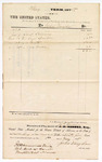 Voucher, to John Vaughan; includes cost of large sprinkler, grate, axe handle, and parts for a lamp; James F. Fagan, deputy U.S. marshal; James O. Churchill, U.S. clerk of court