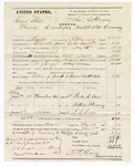 Voucher, U.S. v. George Starrs, passing counterfeit United States currency; includes cost of mileage, travel expenses, feeding prisoner, and guard; L.J. Cage, guard; Parker C. Evan, William Flemming, and F.C. Cage, subpoenaed witnesses; E.M. Mooney, deputy U.S. marshal; John S. Hornen, U.S. commissioner; E.L. Suphunn, U.S. clerk of court