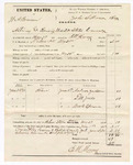 1875 June 01: Voucher: U.S. v. W.A. Bowman, altering and raising United State currency; includes cost of feeding prisoner and subpoenaed witnesses; Anderson Jackson, S.M. Jacks, and Duck Spencer, witnesses; served by E.M. Mooney, U.S. deputy marshal; John S. Horen, commissioner