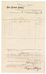 Voucher, to Bocquin and Reutzel; includes cost of lime and thread; Stephen Wheeler, U.S. clerk of court