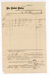 Voucher, to B. Baer, includes cost of coal oil, lime, and soap; Stephen Wheeler, U.S. clerk of court