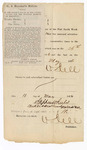 Voucher, to Valentine Dell, publisher for Fort Smith Weekly New Era, for advertisement posted; advertisement attached; Stephen Wheeler, U.S. clerk of court