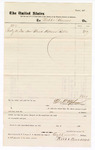 Voucher, to Webb and Burrows; includes cost of blank witness rolls; D.P. Upham, U.S. marshal