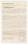 1877 August 31: Voucher, to Edward Burns, of Fort Smith, Arkansas, for assisting J.C. Wilkinson, U.S. deputy marshal, in U.S. v. Commodore Owens, violation of internal revenue laws; Stephen Wheeler, clerk; D.P. Upham, U.S. marshal