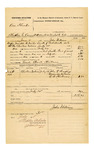1878 July 31: Voucher, U.S. v. One Hunter, threaten to commit assault with intent to kill; includes cost of mileage, feeding one prisoner, and one guard; Frank Hickman, guard; John G. Humphrys, Amanda Williams, and L.F. Hickman, witnesses; served by John Williams, U.S. deputy marshal; Stephen Wheeler, clerk