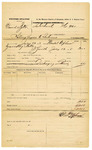 Voucher, U.S. v. David Zolt, selling liquor to Indians; includes cost of warrant; D.P. Upham, U.S. marshal
