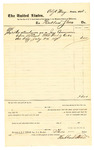 Voucher, to Hubbard Stone; includes cost of attendance as a jury commissioner; D.P. Upham, U.S. marshal