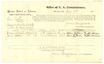 1878 July 27: Voucher, U.S. v. Ben Patten, assault with intent to kill; includes cost of per diem and mileage; William Colbert and James Harden, witnesses; John Paterson, witness of signatures; D.P. Upham, U.S. marshal; James Brizzolara, commissioner