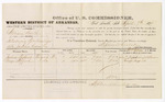 1879 April 07: Voucher, U.S. v. William Smith, introducing spirituous liquors; includes cost of per diem and mileage; Joshua Shepherd and George Wofford, witnesses; J.C. Wilkinson, Witness of signature; D.P. Upham, U.S. marshal; Stephen Wheeler, commissioner