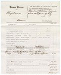 1879 December 31: Voucher, U.S. v. Perry Dumas, assault; includes cost of subpoenaed witnesses and mileage; Sy Abram and Mathew Spencer, witnesses; served by W.R. Ayers, U.S. deputy marshal
