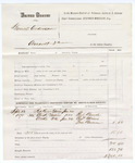 1880 January 26: Voucher, U.S. v. Barnett Anderson, assault; includes cost of mileage; Paul Burch, Charles Moses, and Tom Brown, witnesses; Stephen Wheeler, commissioner