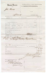 1880 March 10: Voucher, U.S. v. John Woods, larceny; includes cost of mileage and subpoenaed witness; Elizabeth Foreman, witness; G.H. Kyle, U.S. deputy marshal; Stephen Wheeler and G.S. Williams, clerks