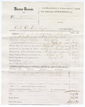 1880 March 03: Voucher, U.S. v. Sam Williams, introducing spirituous liquors; includes cost of mileage, feeding one prisoner and one guard, and committing to jail; Claud Cox, posse comitatus; Jeff Hall, guard; Sam Riley and John Stevens, witnesses; J.C. Wilkinson, U.S. deputy marshal; Stephen Wheeler, commissioner