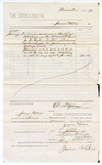 1880 February 04: Voucher, to James Waters; includes cost for services rendered as bailiff in attendance at the U.S. district court; D.P. Upham, U.S. marshal; Stephen Wheeler and G.S. Williams, clerk