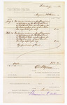 Voucher, to Benjamin F. Atkinson; includes cost of service as jury commissioner; D.P. Upham, U.S. marshal
