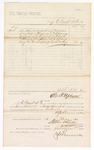 1880 May 10: Voucher, to J.E. Bennett, M.D.; includes cost for services rendered and medicine furnished as physician to U.S. prisoners in U.S. jail; D.P. Upham, U.S. marshal; Stephen Wheeler, clerk