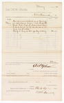1880 May 26: Voucher, to C.M. Barnes; includes cost for services rendered as bailiff in attendance before the U.S. district court; D.P. Upham, U.S. marshal