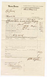 1880 June 18: Voucher, U.S. v. Levi James, assault with intent to kill; includes cost of mileage, feeding one prisoner, and warrant; E.G. Smith, posse comitatus; G.H. Kyle, U.S. deputy marshal; Stephen Wheeler and G.S. Williams, clerks