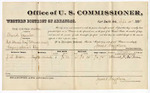 1880 September 11: Voucher, U.S. v. David Greenlee, retail dealer of leaf tobacco without paying special tax; includes cost of per diem and mileage; James F. Wilson, witness; V. Dell, U.S. marshal; James Brizzolara, commissioner