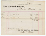1880 November 01: Voucher, to Martin Theurer; includes cost of items for U.S. jail; V. Dell, U.S. marshal