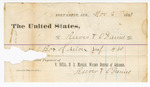 Voucher, to Reeves and O'Daniel; includes cost of silver soap; V. Dell, U.S. marshal