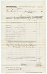 1881 January 24: Voucher, U.S. v. Henry Colbert, larceny (first charge); includes cost of mileage and subpoena for witnesses; One McWilliams and Hickman Miller, witnesses; E.R. Jones, U.S. deputy marshal; James Brizzolara, commissioner