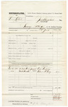 1881 January 25: Voucher, U.S. v. Henry Colbert, larceny (second charge); includes cost of mileage and subpoena for witnesses; One Anderson and Boss McCoy, witnesses; E.R. Jones, U.S. deputy marshal; James Brizzolara, commissioner