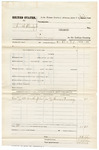 1881 January 23: Voucher, U.S. v. Smith Dunford, larceny; includes cost of mileage and subpoena for witness; Parson Carraway, witness; W.A. Cox, U.S. deputy marshal