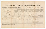 1881 July 15: Voucher, U.S. v. C.W. and John Cofferman, larceny; includes cost of per diem and mileage; Silas Boyd, Cato Simpson, and Lowes Barrers, witnesses; John G. Farr, witness of signatures; V. Dell, U.S. marshal; Z.L. Cotton, commissioner