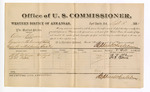 1881 September 03: Voucher, U.S. v. Calvin Albertson, carrying on the business of retail liquor dealer without paying special tax; includes cost of per diem and mileage; H.K. McEvers and H.B. Fields, witnesses; V. Dell, U.S. marshal; Stephen Wheeler, commissioner