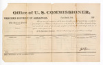 1881 August: Blank Voucher,; Z.L. Cotton, commissioner