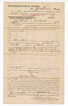 1881 October 31: Voucher, to James Wheeler, of Fort Smith, Arkansas, for assisting John H. Berry, U.S. deputy marshal, in U.S. v. Green Jacket; Stephen Wheeler, commissioner; G.S. Williams, clerk; V. Dell, U.S. marshal