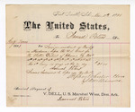 Voucher, to Samuel Peters; includes cost of services rendered as bailiff in attendance before the U.S. Court; V. Dell, U.S. marshal; Stephen Wheeler and G.S. Williams, U.S. clerk of courts