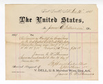 Voucher, to James C. Wilkinson; includes cost for services as bailiff for grand jury for the U.S. district court; V. Dell, U.S. marshal; Stephen Wheeler and G.S. Williams, U.S. clerk of court