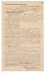 1882 February 15: Voucher, to John H. Spurgeon, for 31 days service as Posse Comitatus, in U.S. v. Green B. Parker, U.S. vs. One Fisher, U.S. vs. Thomas Connard, U.S. v. Ground Hog, U.S. v. Crickett Chowder, U.S. v. George Adams; Addison Beck, U.S. deputy marshal; V. Dell, U.S. marshal; Stephen Wheeler and G.A. Williams, clerks