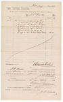 1882 April 15: Voucher, to J.P. Clarke; paid by Thomas Boles, U.S. marshal; Stephen Wheeler and G.S. Williams, clerks