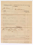 1882 July 02: Voucher, U.S. v. John Friday; includes costs of mileage; One Sally, witness; Thomas E. Lacy, deputy U.S. marshal;