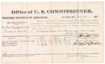 1882 July 10: Voucher, U.S. v. Sam Paul, Frank Waite, et. al, murder; includes costs of mileage and per diem for witnesses; David Langdon, John Wanttand, Frank Welch, witnesses; John Paterson, witness of signature; received of Thomas Boles, U.S. marshal; James Brizzolara, U.S. commissioner