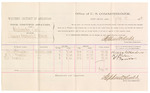 1882 July 13: Voucher,: U.S. v. Washington Pate, passing counterfeit money; includes costs of mileage and per diem for witnesses; Henry W. Hudson, K.J. Hudson, G.P Larson, witnesses; received of Thomas Boles, U.S. marshal; Stephen Wheeler, commissioner