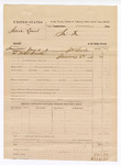 1883 January 16: Voucher, U.S. v. Isaac Lewis; served by J.W. Searle, deputy marshal