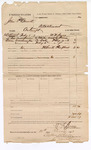 1883 February 20: Voucher, U.S. v. John P. Bennett, contempt; includes costs of mileage; served by W.F. Jones, deputy marshal; Stephen Wheeler and G.S. Williams, clerks; Thomas Boles, U.S. marshal