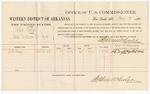 1883 May 11: Voucher, U.S. v. Robert Bottom, illicit distilling of spirituous liquor; includes costs of per diem and witness; S.R. Terry, witness; Seth Boles, witness to signature; received of D.P. Upham, U.S. marshal; Stephen Wheeler, commissioner and clerk