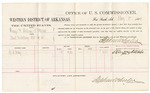 1883 May 11: Voucher, U.S. v. George and William P. Morrow, illicit distilling of spirituous liquor; includes costs of per diem and witness; S.R. Terry, witness; Seth Boles, witness to signature; received of D.P. Upham, U.S. marshal; Stephen Wheeler, commissioner and clerk