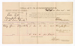 1883 December 24: Voucher, U.S. v. Ellis Nite, introducing spirituous liquors; E.B. Harrison, U.S. Commissioner; includes the cost of per diem and mileage; Charley Spears, witness; Thomas Boles, U.S. marshal