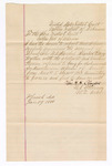 1884 January 19: Letter to District Court, from William H.H. Clayton, U.S. attorney; regarding account of Thomas Boles, U.S. marshal