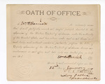 Oath of office, of W.H. Barrick, U.S. marshal; D.R. Willocke, notary public