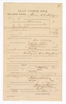 1885 March 17: Voucher, to William H.H. Shibley, of Van Buren, Arkansas; includes cost of mileage and services as petit juror; Stephen Wheeler, clerk; S.A. Williams, deputy clerk; Thomas Boles, U.S. marshal