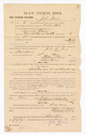 1885 January 26: Voucher, to John Irons, witness in U.S. v. Squirrel Carey, introducing spirituous liquors; includes cost of mileage; Stephen Wheeler, clerk; S.A. Williams, deputy clerk; R.C. Bollinger, witness to signatures; Thomas Boles, U.S. marshal