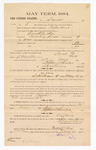 1885 January 26: Voucher, to Sarah(no last name), witness in U.S. v. Elizabeth Lee, resisting process; includes cost of mileage; Stephen Wheeler, clerk; S.A. Williams, deputy clerk; R.C. Bollinger, witness to signatures; Thomas Boles, U.S. marshal